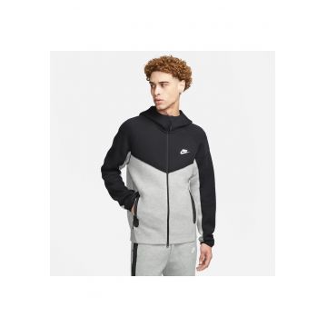 Bluza M  Tech Fleece Fz Windrunner Hoodie Dark Grey Heather/Black/White 3058
