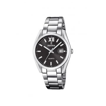 Ceas barbatesc  F20683/6 Quartz Argintiu