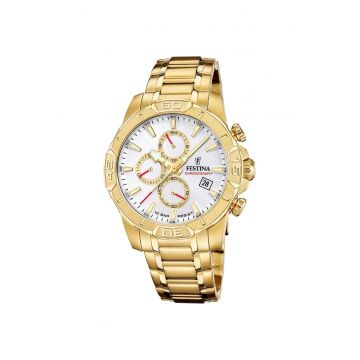Ceas barbatesc  F20705/1 Quartz Auriu