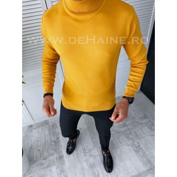 Helanca barbati slim fit mustar A3041 O6-3.1