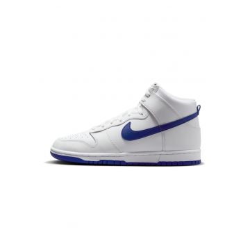 Pantofi sport -  Nike Dunk Hi Retro - Piele - Alb - Alb