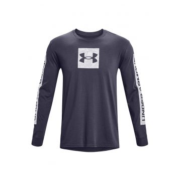 Bluza cu imprimeu logo pentru fitness Camo Boxed