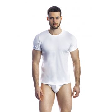 Tricou maneca scurta TB01 - Alb