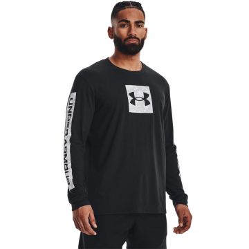 Bluza cu imprimeu logo pentru fitness Camo Boxed Bluza cu imprimeu logo pentru fitness Camo Boxed