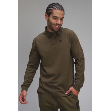 Bluza polo cu maneci lungi