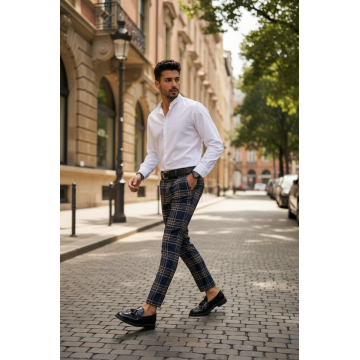 Pantaloni barbati eleganti B1825 D8-4