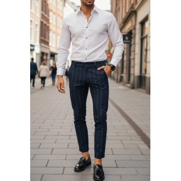 Pantaloni barbati eleganti B5777 99-2