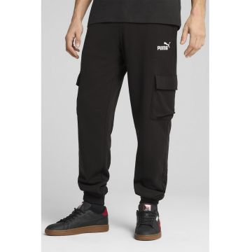 Pantaloni de trening cargo din amestec de bumbac