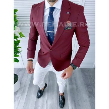 Sacou barbati in carouri slim fit B4256  16-4.2