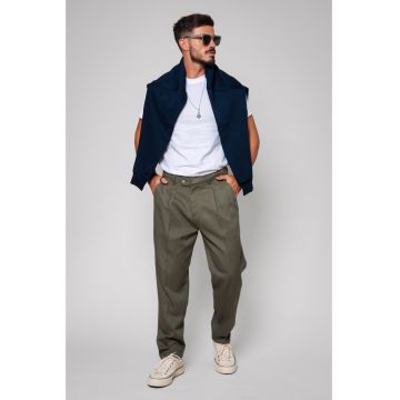 Pantaloni lungi din IN Dark Green Verde