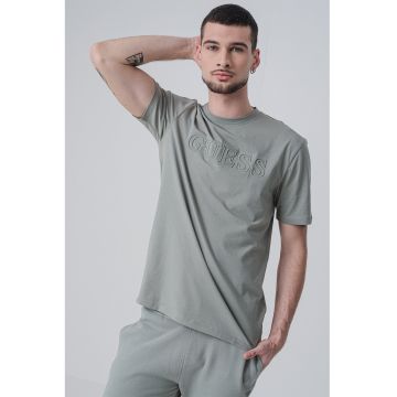 Tricou cu logo in relief - pentru antrenament