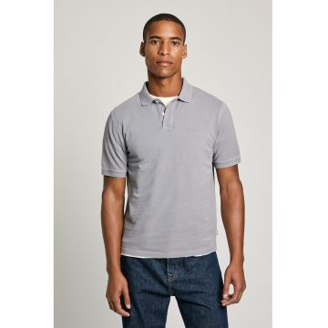 Tricou polo din bumbac pique