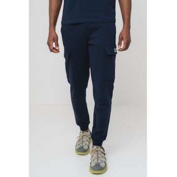 Pantaloni de trening cargo cu logo