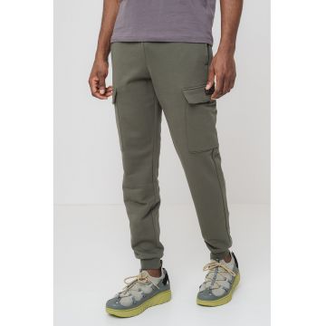 Pantaloni de trening cargo cu logo