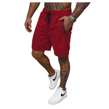 Pantaloni scurti sport barbati rosii