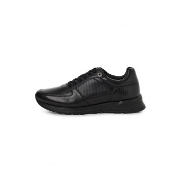 Pantofi sport wedge de piele