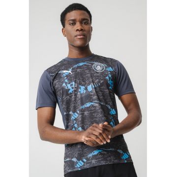 Tricou cu decolteu la baza gatului si imprimeu