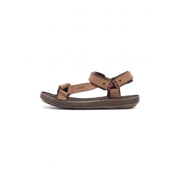 Sandale barbati -  662022 - Piele nabuc - Maro
