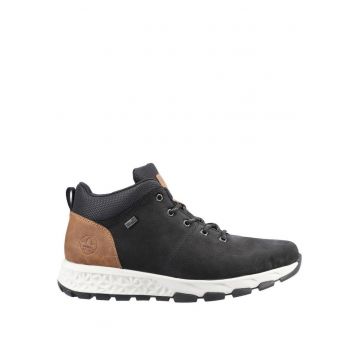 Ghete barbati -  Piele de caprioara - Negru/Maro -
