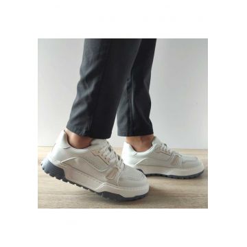 Pantofi Barbati  1187 Albi - White