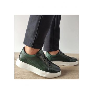 Pantofi Casual Barbati  640012C 06-N Verde - Verde