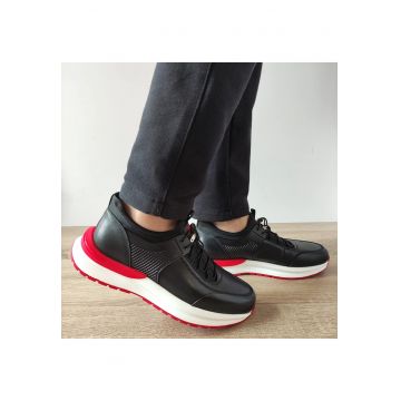Pantofi Casual Barbati  640015A L2-Z Negri - Negru