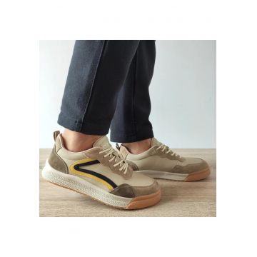 Pantofi Casual Barbati  88010-2 Apricot - Apricot