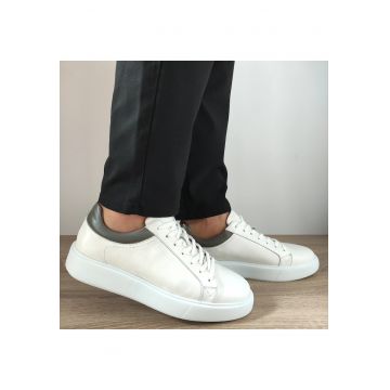 Pantofi Casual Barbati  T231103 Albi - Alb