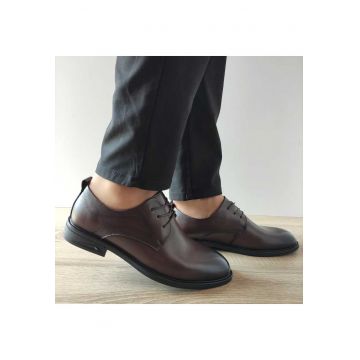 Pantofi Eleganti Barbati  D16395 Coffee - Brown