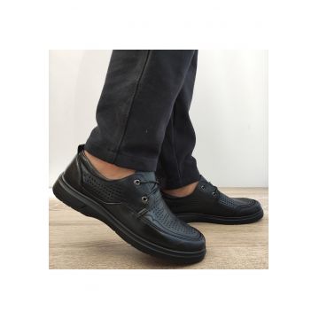 Pantofi Perforati Barbati  883-L17 Negri - Negru