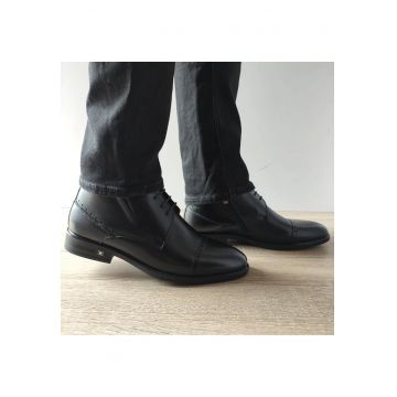 Ghete Elegante Barbati  H19-812 Negre - Negru
