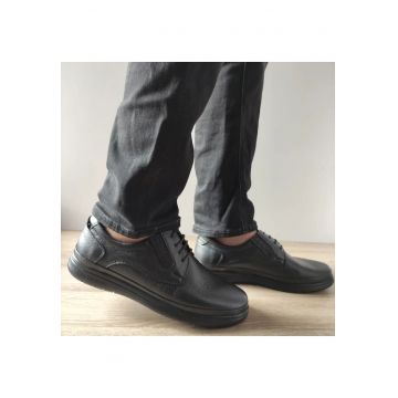 Pantofi Casual Barbati  204428 Negri - Black