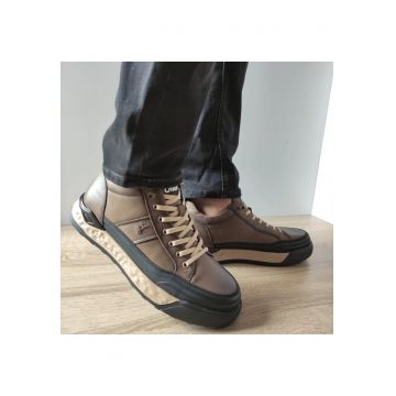 Pantofi Casual Barbati  650013B 40-N Khaki - Kaki