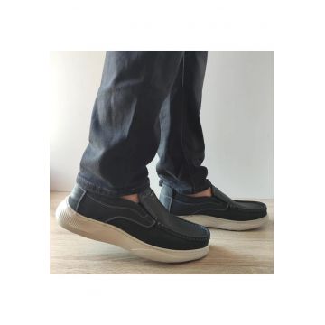 Pantofi Casual Barbati  B095 Negri - Black