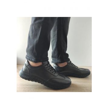 Pantofi Casual Barbati  B64-2450 Negri - Black