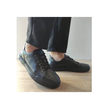 Pantofi Casual Barbati  Re929-12 Negri - Black