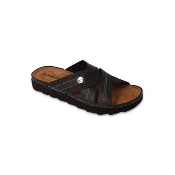 Slapi pentru barbati -  BM197446 - Negru