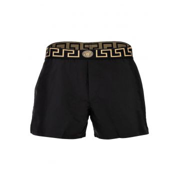 Pantaloni scurti de baie Poly Golfo - Negru