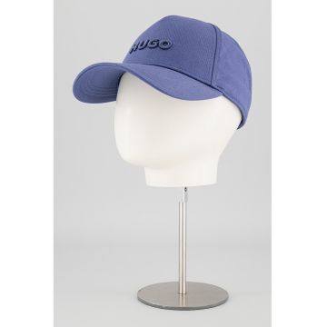 Sapca baseball cu capse pe partea din spate si logo Jude - Albastru prafuit