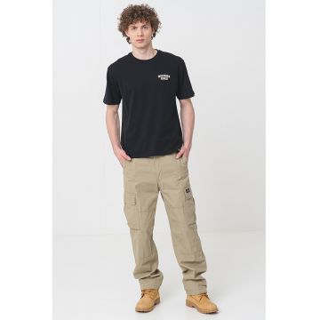 Tricou cu decolteu la baza gatului - din bumbac
