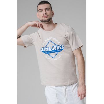 Tricou de bumbac organic cu imprimeu logo