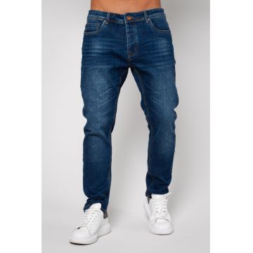 Blugi lungi din denim Dark Blue I 14536