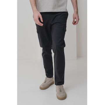 Pantaloni cargo din amestec de bumbac organic