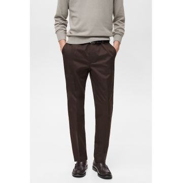 Pantaloni eleganti cu buzunare oblice