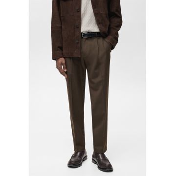 Pantaloni eleganti din amestec de lana