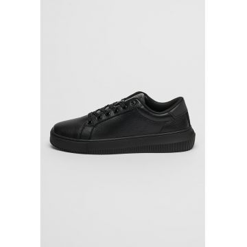 Pantofi sport wedge de piele cu siret