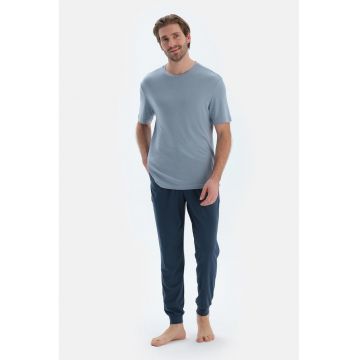 Pantaloni de pijama din amestec de bumbac