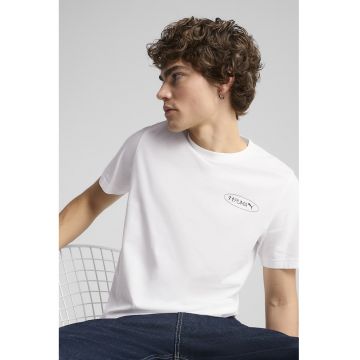 Tricou regular fit de bumbac cu model grafic