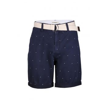 Bemude chino slim fit North Shore - Alb/Bleumarin