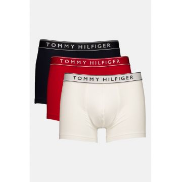 Set de boxeri din amestec de bumbac cu logo - 3 perechi